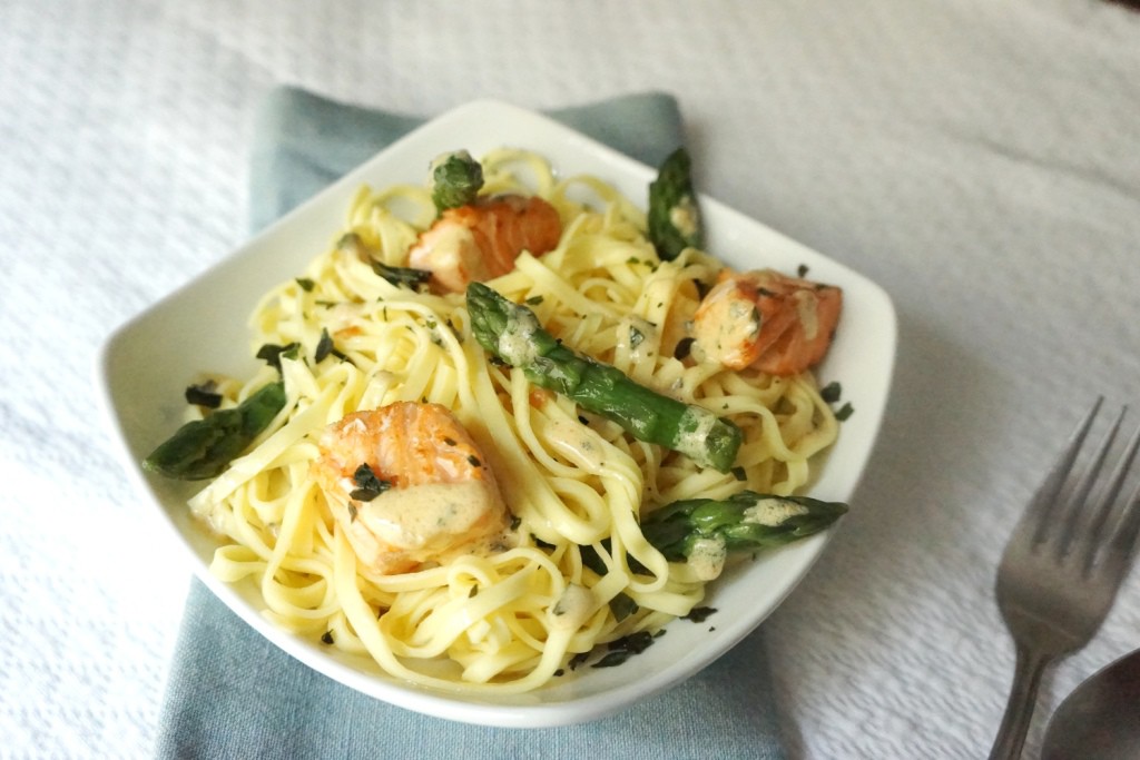 linguine asperges toque et tablier