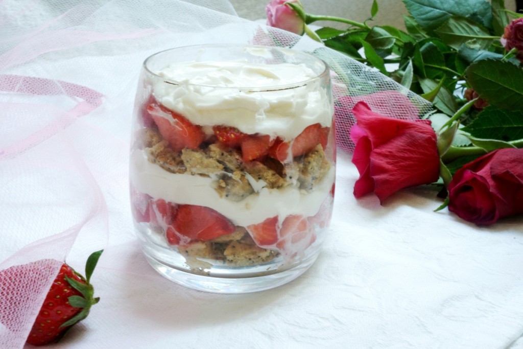 verrine fraises mascarpone toque et tablier