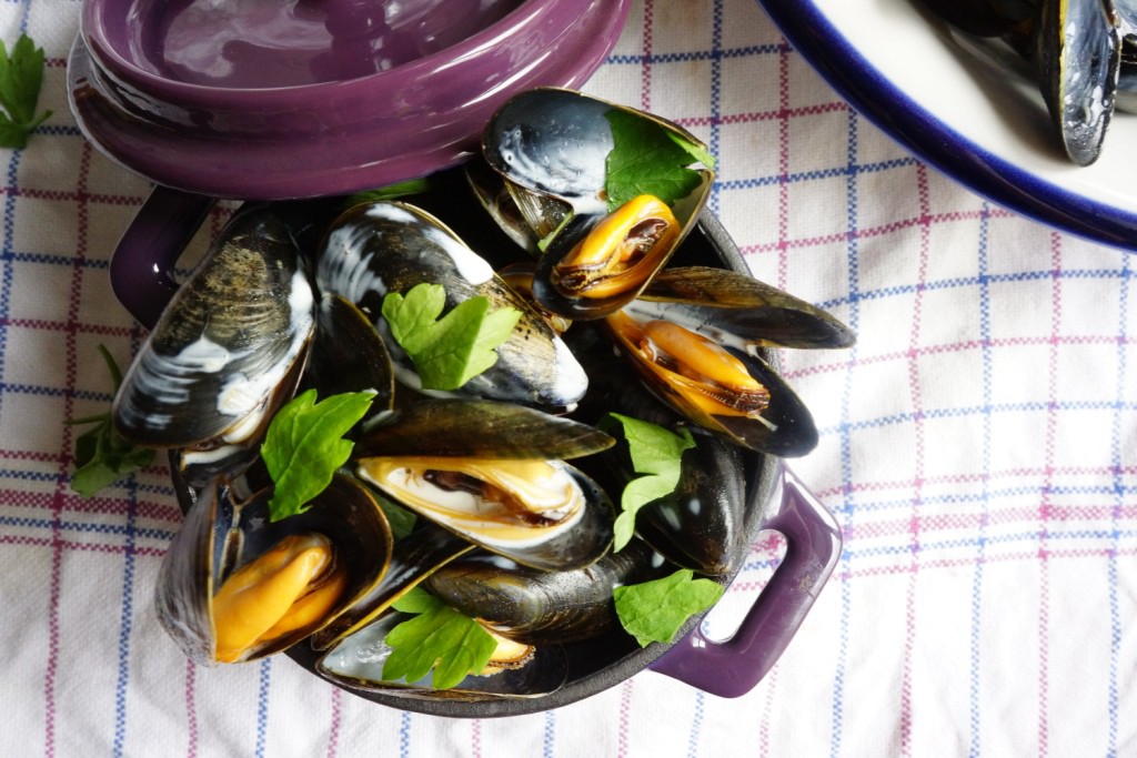 cocotte de moules toque et tablier