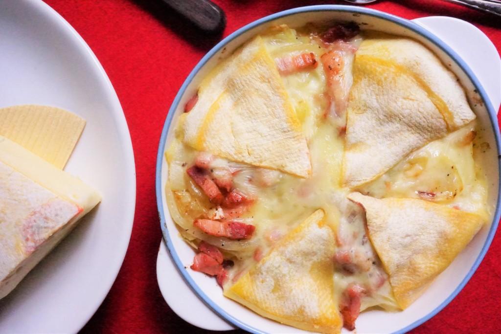 tartiflette savoyarde toque et tablier