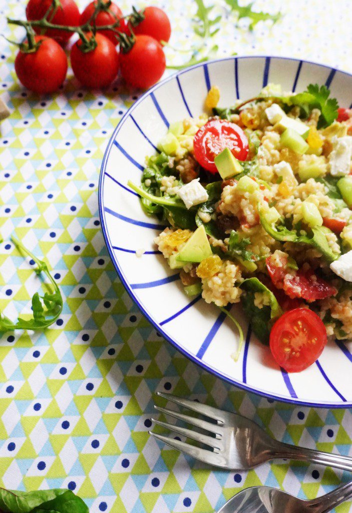 salade boulgour toque et tablier