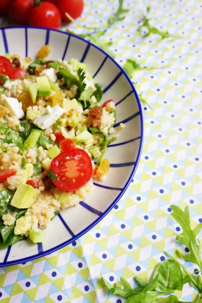 salade boulgour toque et tablier