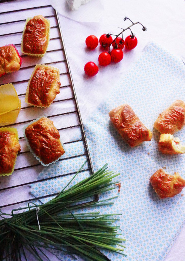 cake tomates chèvre toque et tablier