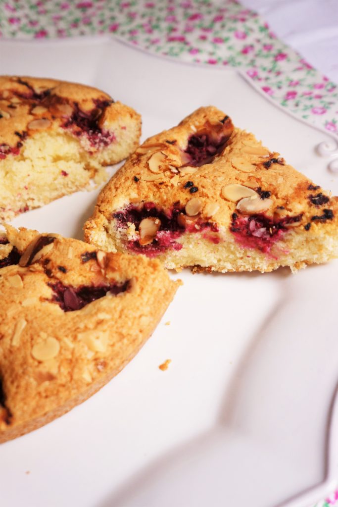 gateau amandes framboise toque et tablier