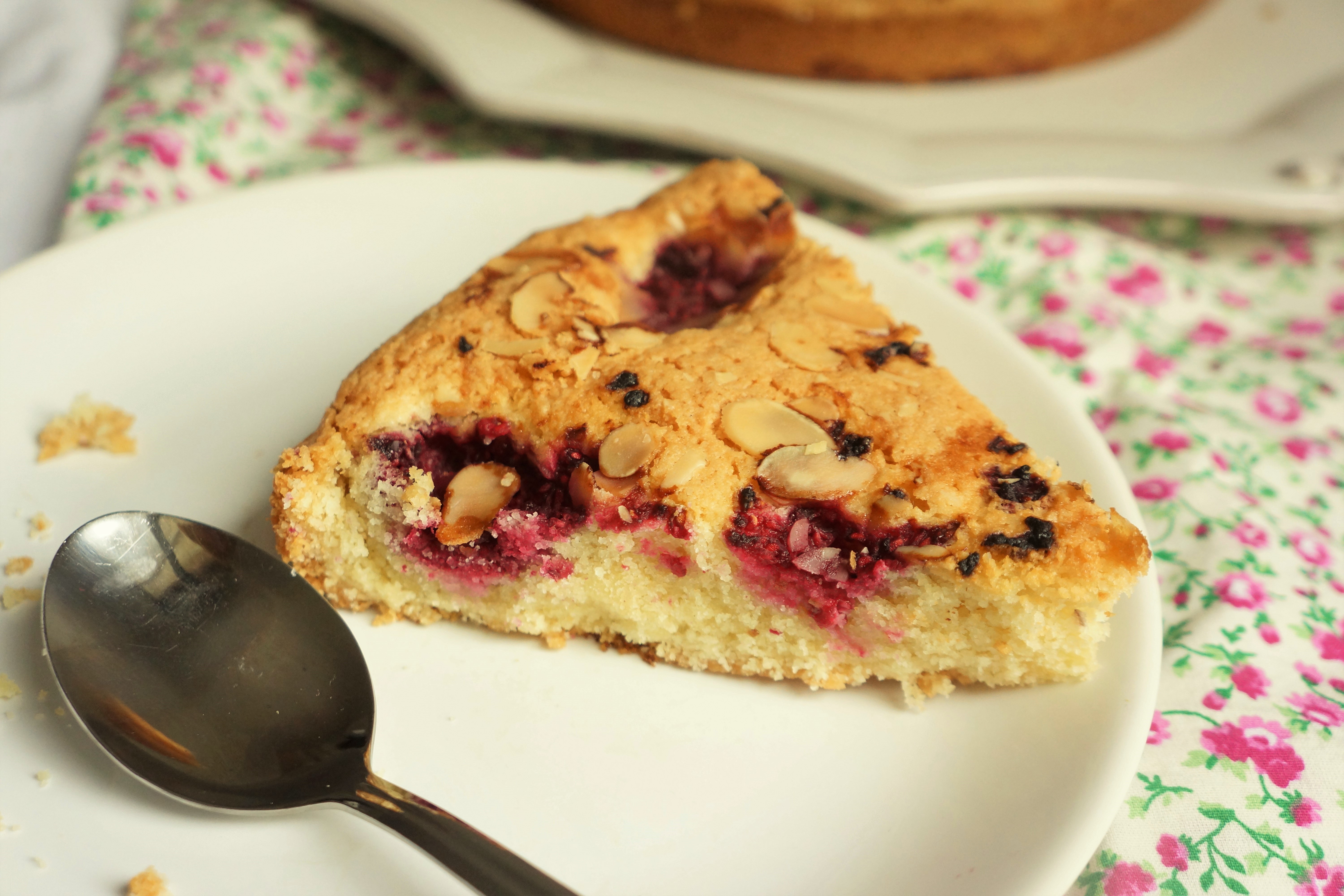 gateau amandes framboise toque et tablier