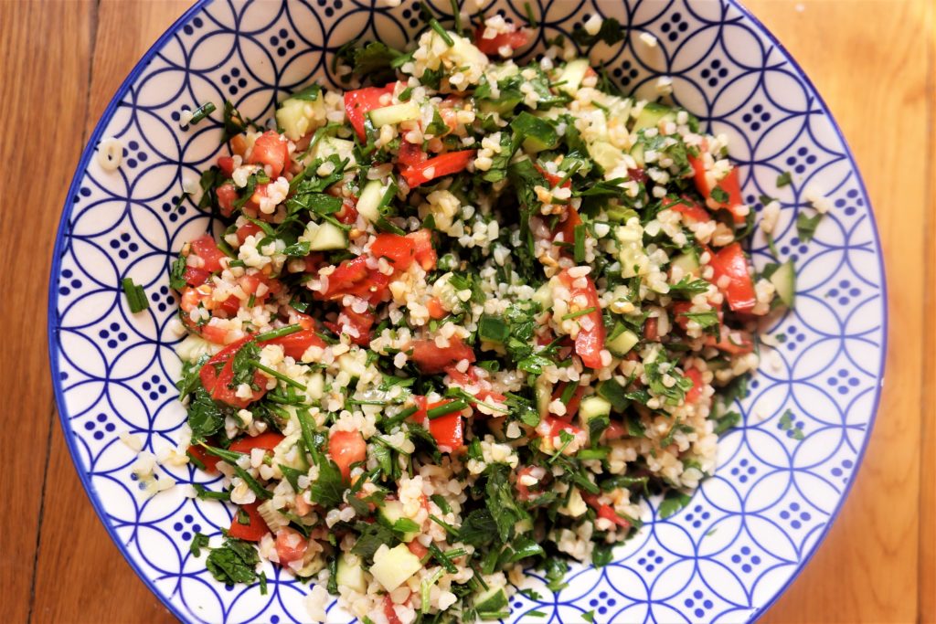 taboule libanais toque et tablier