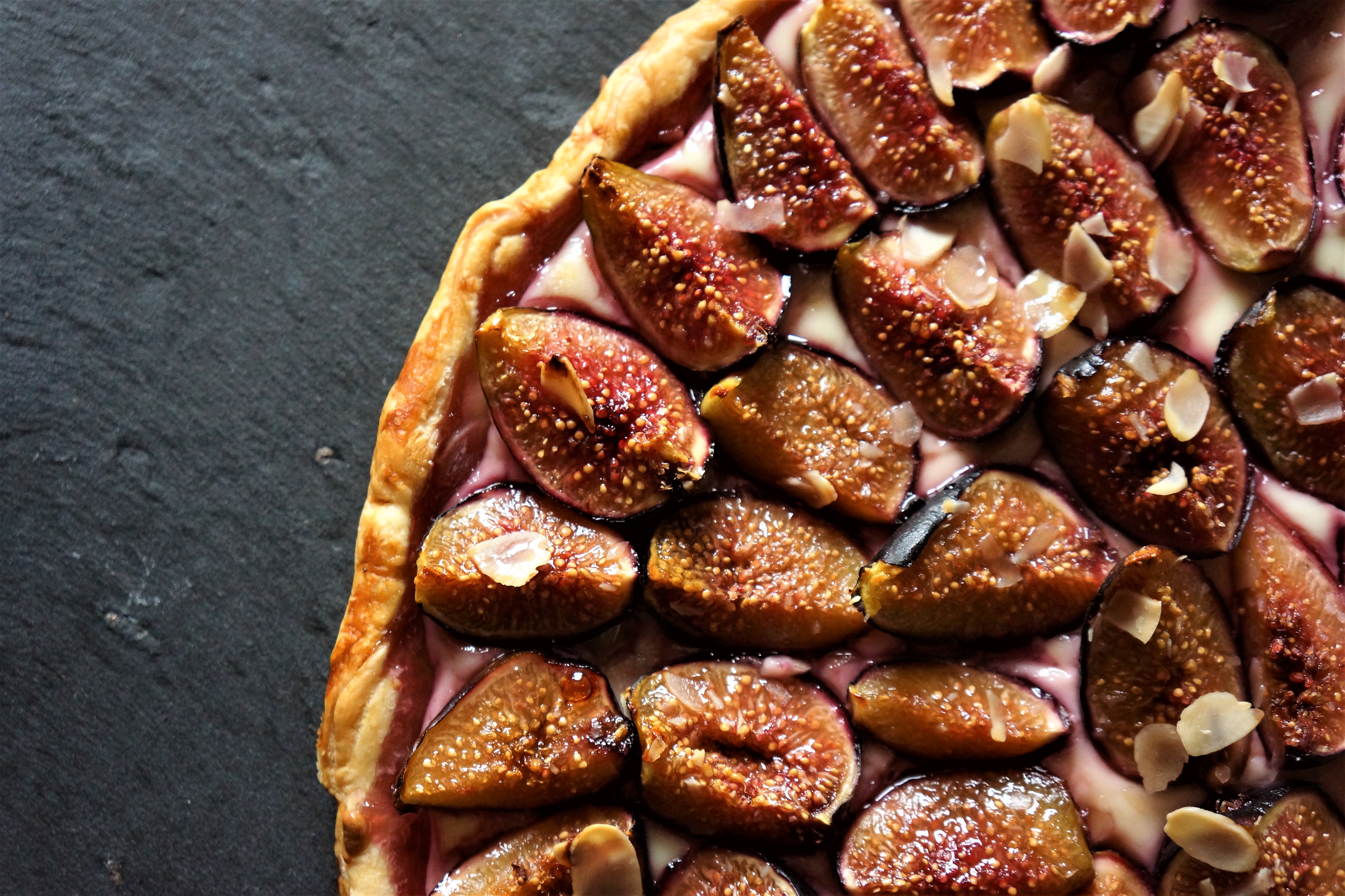 tarte moelleuse figues