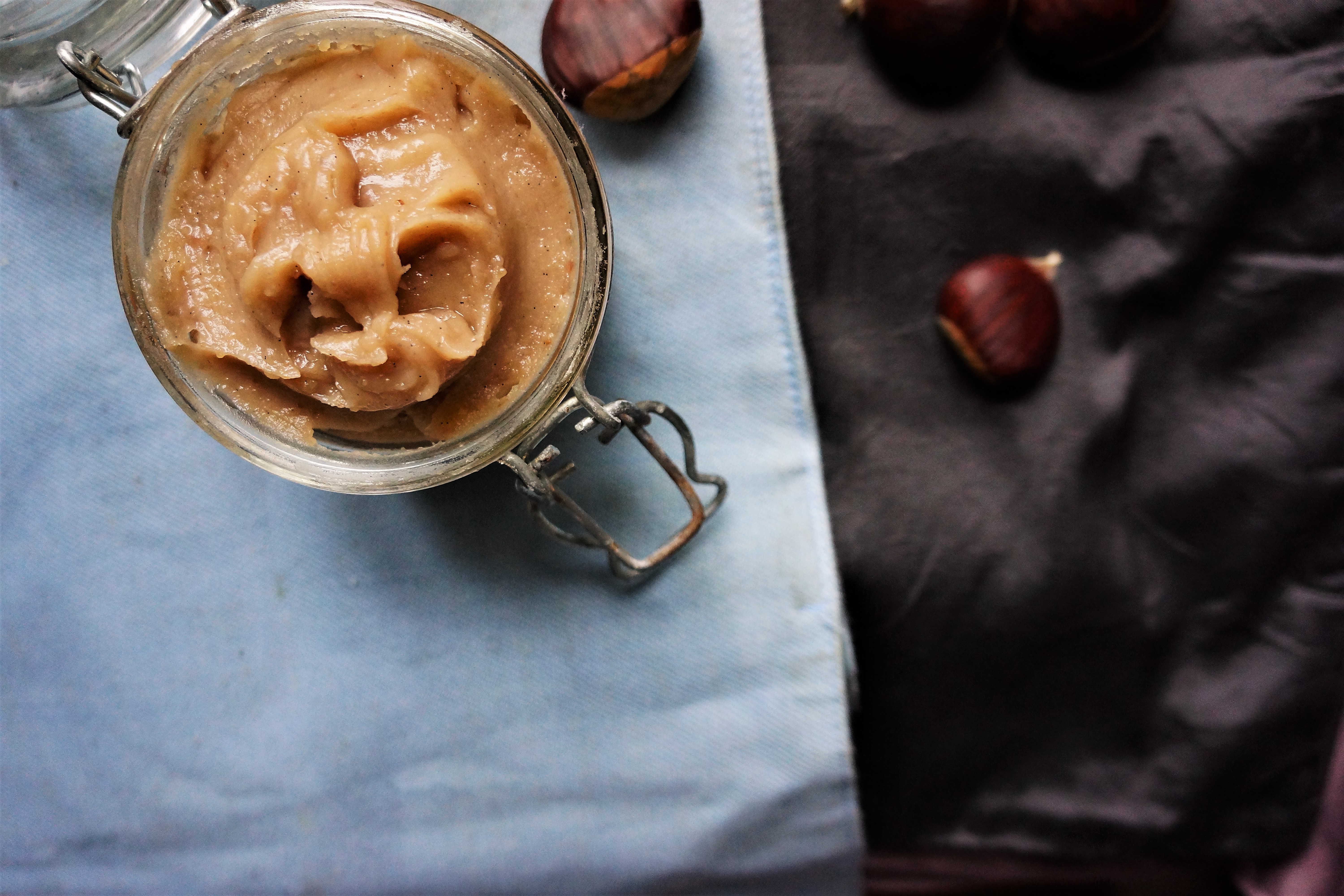 creme de marrons toque et tablier