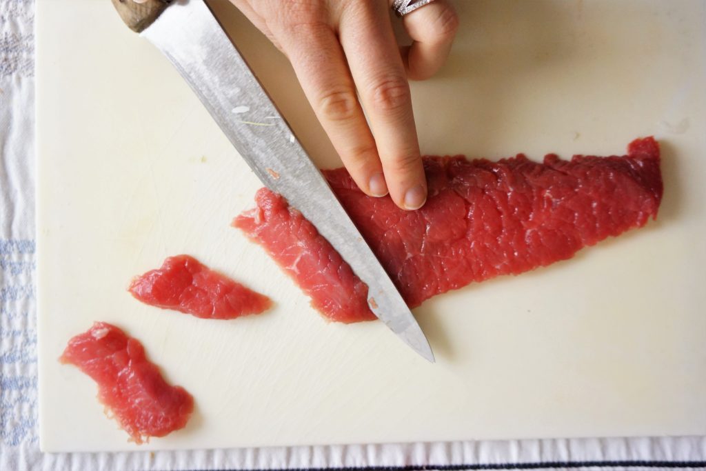 bo bun boeuf cacahuetes toque et tablier