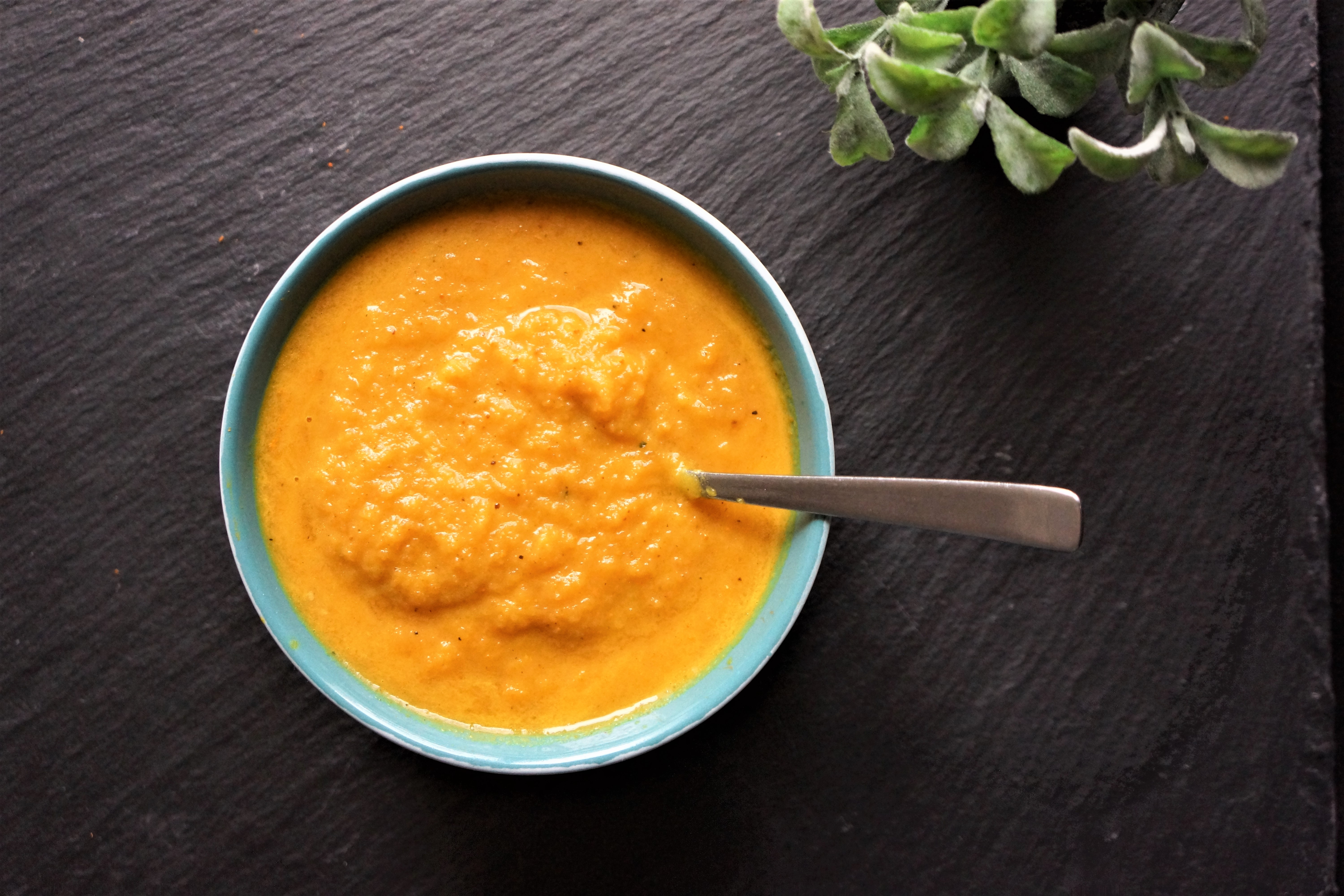 purée de carotte miel curcuma toque et tablier